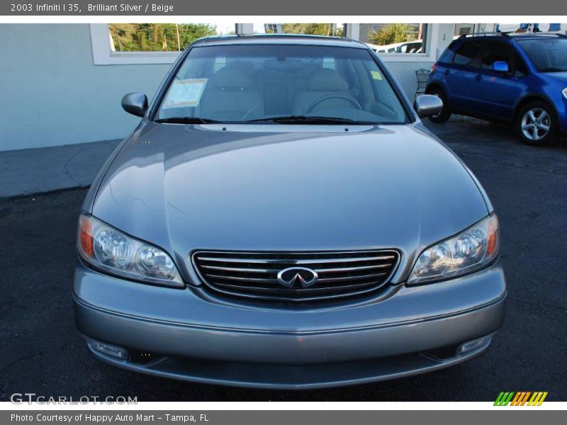 Brilliant Silver / Beige 2003 Infiniti I 35