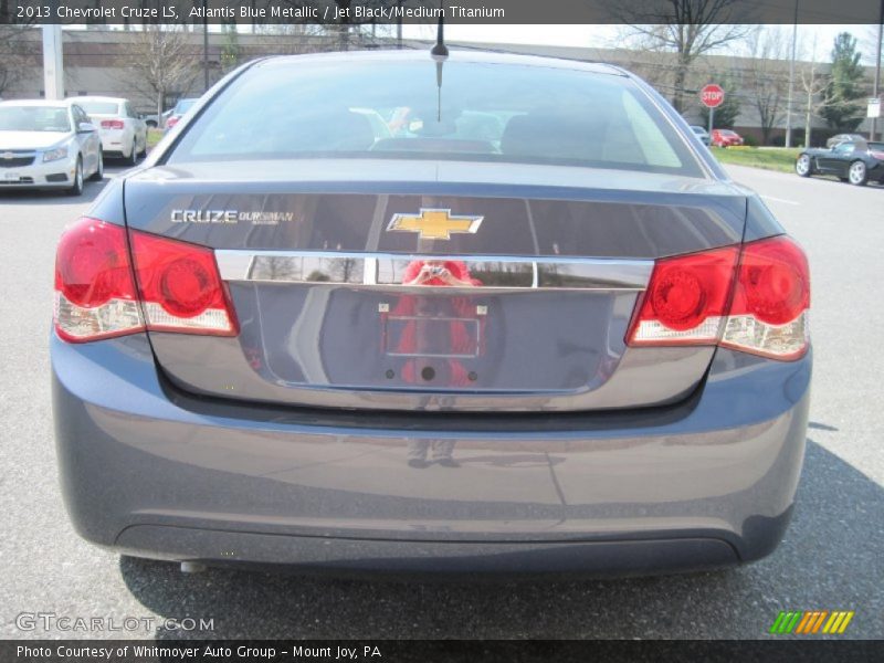Atlantis Blue Metallic / Jet Black/Medium Titanium 2013 Chevrolet Cruze LS
