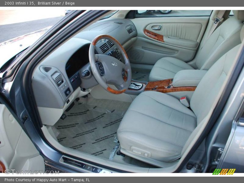 Brilliant Silver / Beige 2003 Infiniti I 35