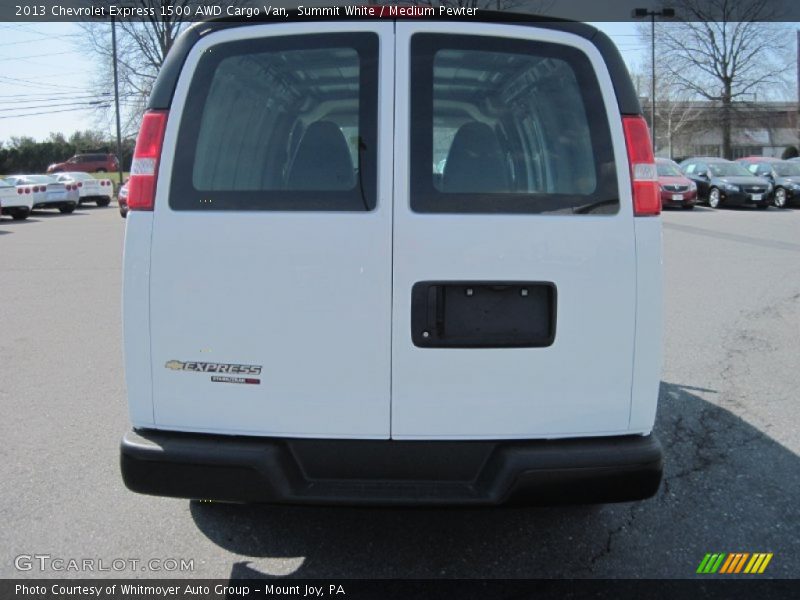 Summit White / Medium Pewter 2013 Chevrolet Express 1500 AWD Cargo Van