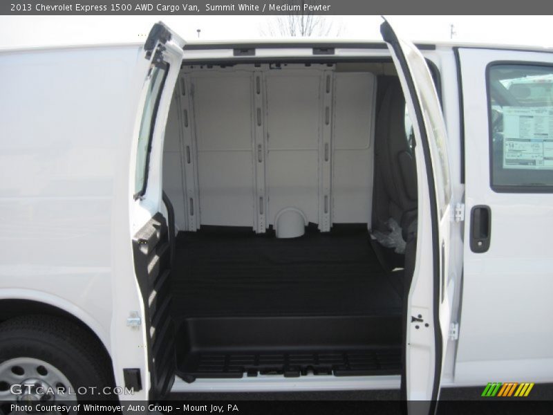 Summit White / Medium Pewter 2013 Chevrolet Express 1500 AWD Cargo Van