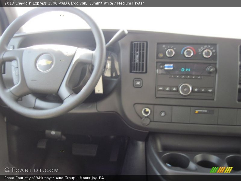 Summit White / Medium Pewter 2013 Chevrolet Express 1500 AWD Cargo Van