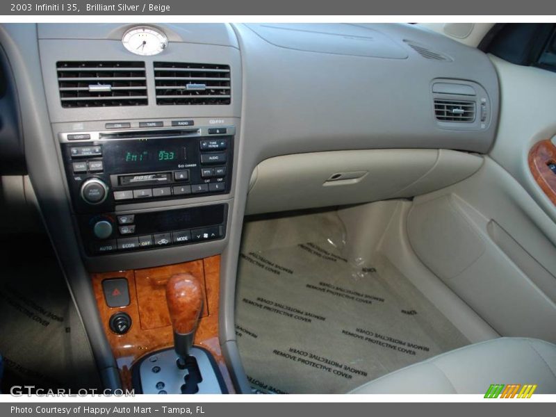 Brilliant Silver / Beige 2003 Infiniti I 35