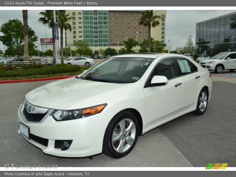 Premium White Pearl / Ebony 2010 Acura TSX Sedan