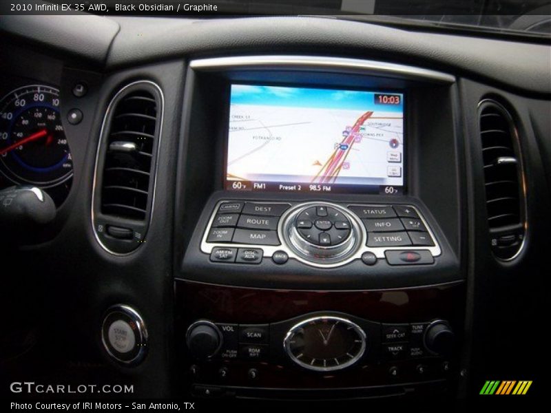 Black Obsidian / Graphite 2010 Infiniti EX 35 AWD