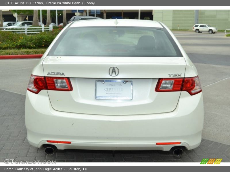 Premium White Pearl / Ebony 2010 Acura TSX Sedan