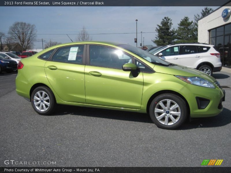  2013 Fiesta SE Sedan Lime Squeeze