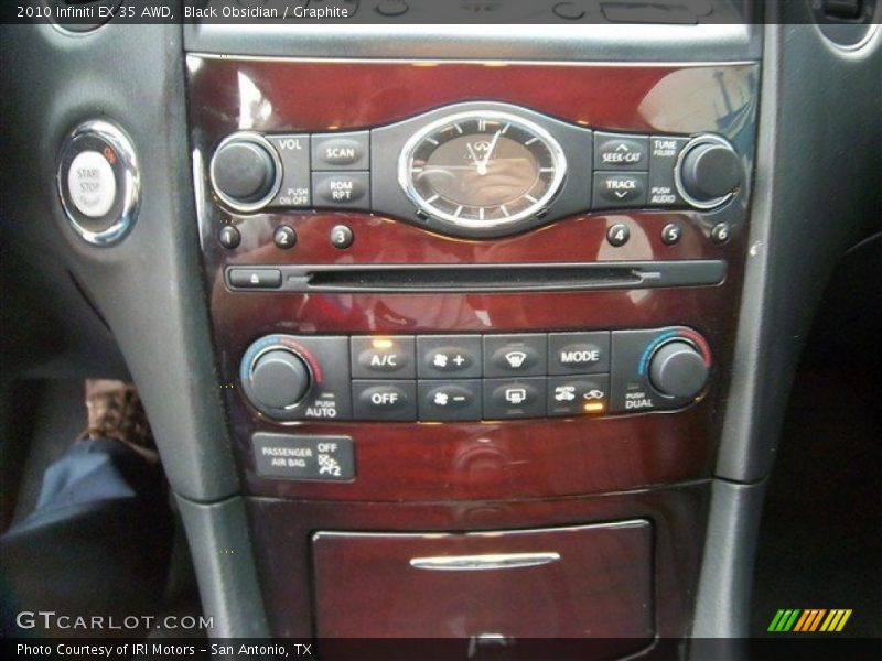 Black Obsidian / Graphite 2010 Infiniti EX 35 AWD