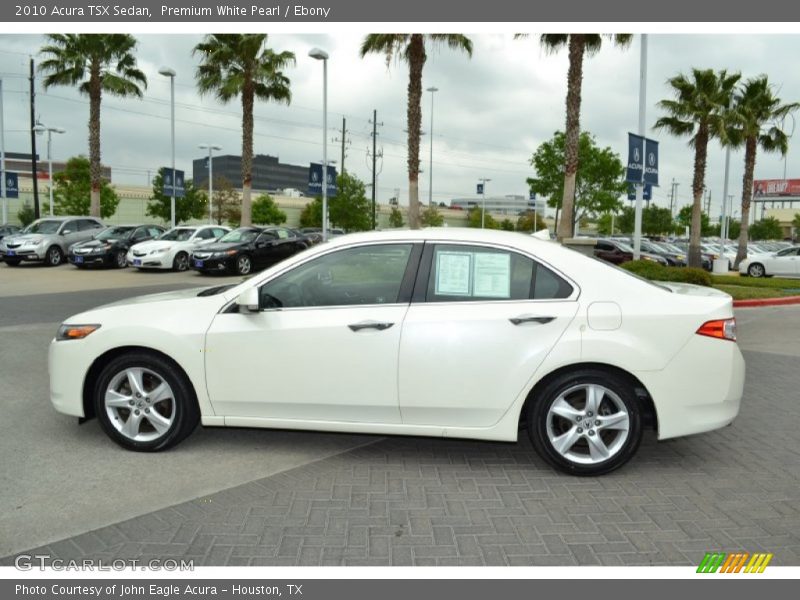 Premium White Pearl / Ebony 2010 Acura TSX Sedan
