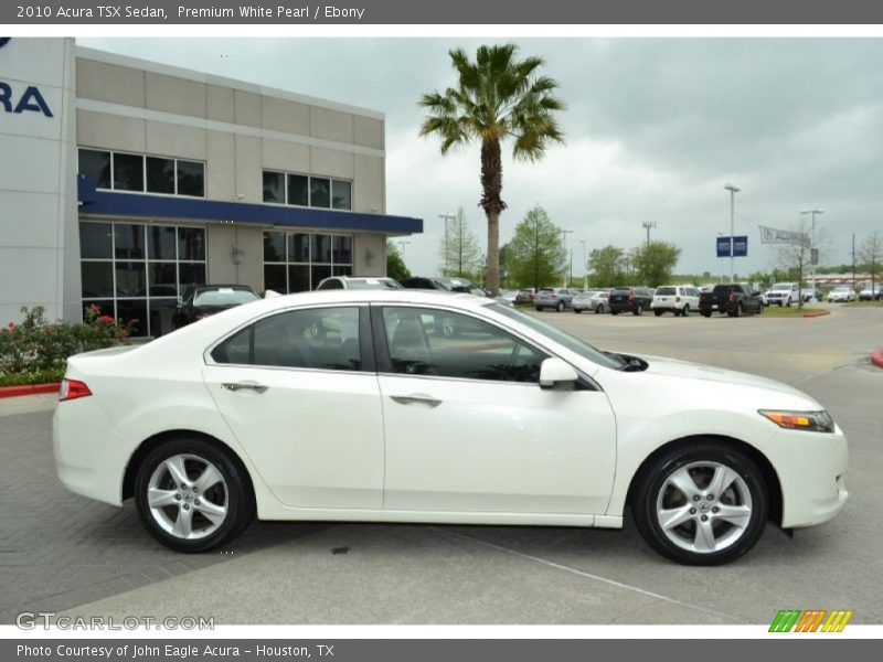 Premium White Pearl / Ebony 2010 Acura TSX Sedan