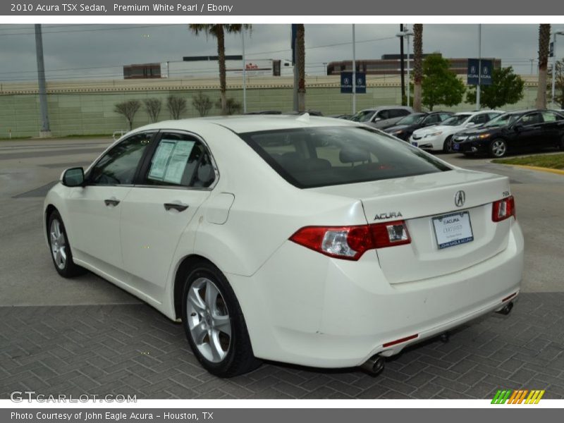 Premium White Pearl / Ebony 2010 Acura TSX Sedan