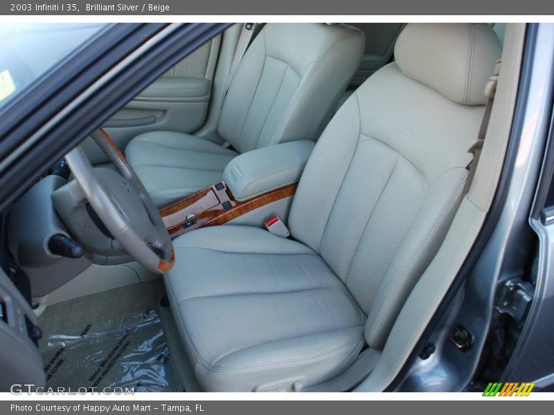 Brilliant Silver / Beige 2003 Infiniti I 35