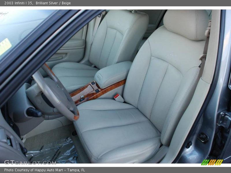 Brilliant Silver / Beige 2003 Infiniti I 35