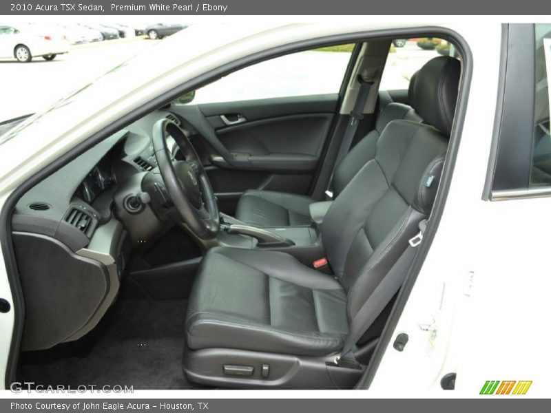 Premium White Pearl / Ebony 2010 Acura TSX Sedan