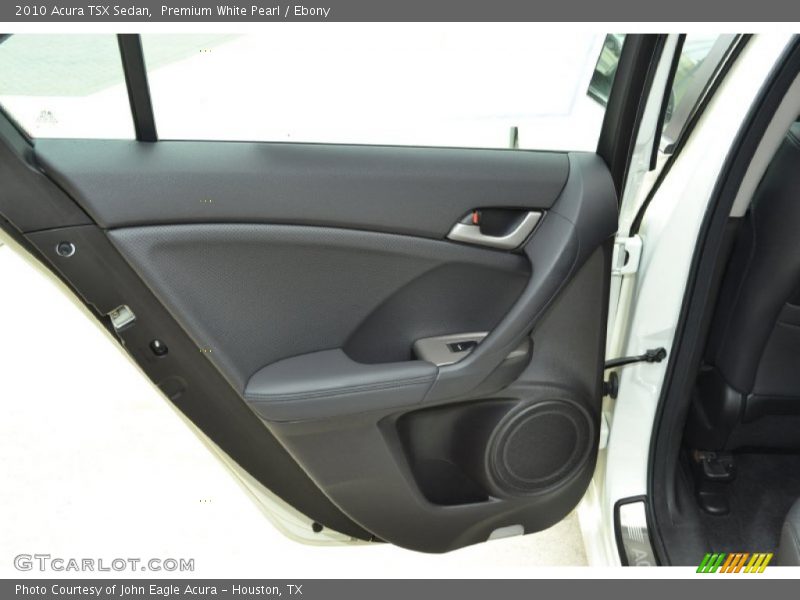 Premium White Pearl / Ebony 2010 Acura TSX Sedan