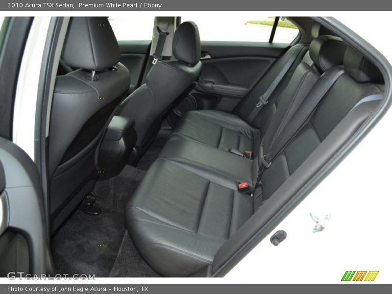Premium White Pearl / Ebony 2010 Acura TSX Sedan