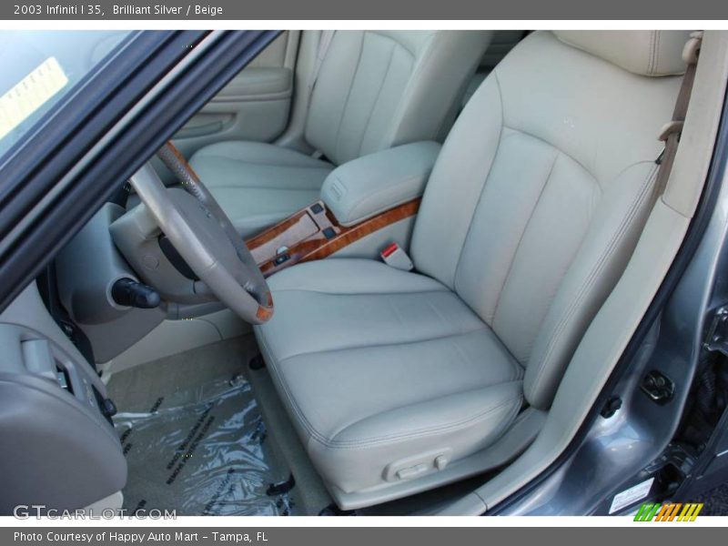 Brilliant Silver / Beige 2003 Infiniti I 35