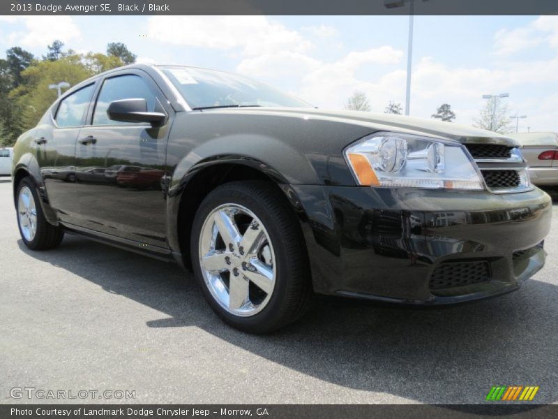 Black / Black 2013 Dodge Avenger SE