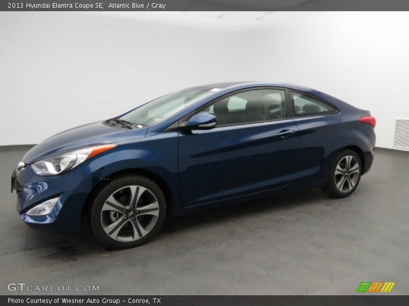 Atlantic Blue / Gray 2013 Hyundai Elantra Coupe SE