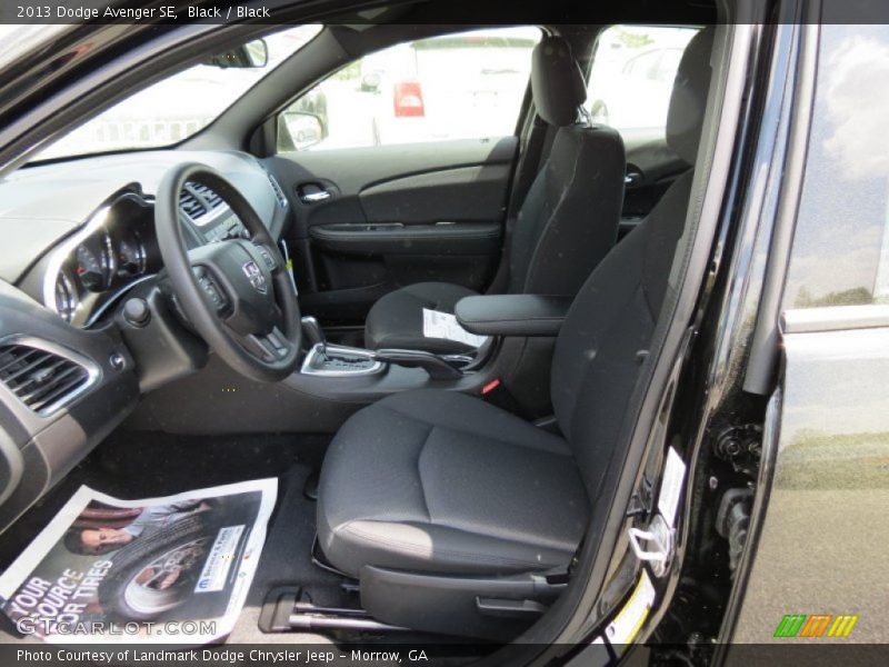 Black / Black 2013 Dodge Avenger SE