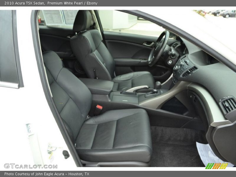 Premium White Pearl / Ebony 2010 Acura TSX Sedan