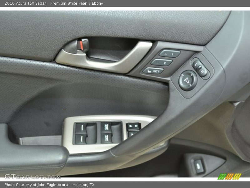 Premium White Pearl / Ebony 2010 Acura TSX Sedan