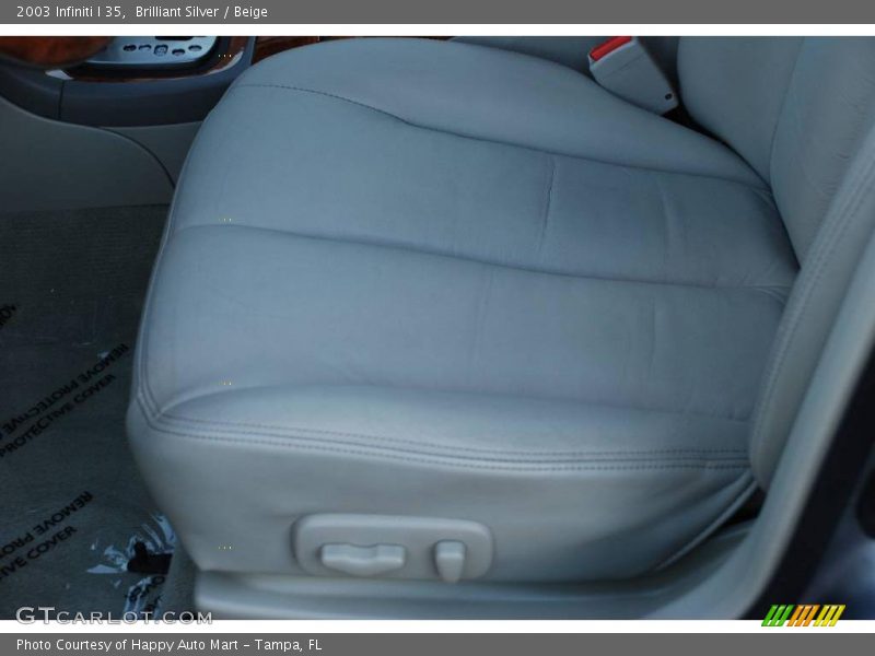 Brilliant Silver / Beige 2003 Infiniti I 35