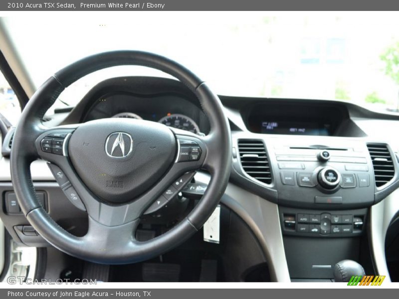 Premium White Pearl / Ebony 2010 Acura TSX Sedan