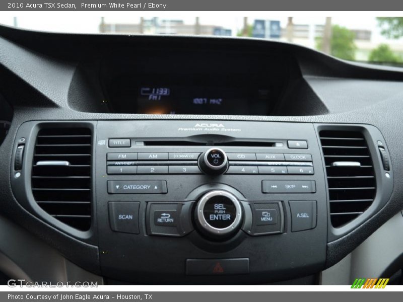 Premium White Pearl / Ebony 2010 Acura TSX Sedan