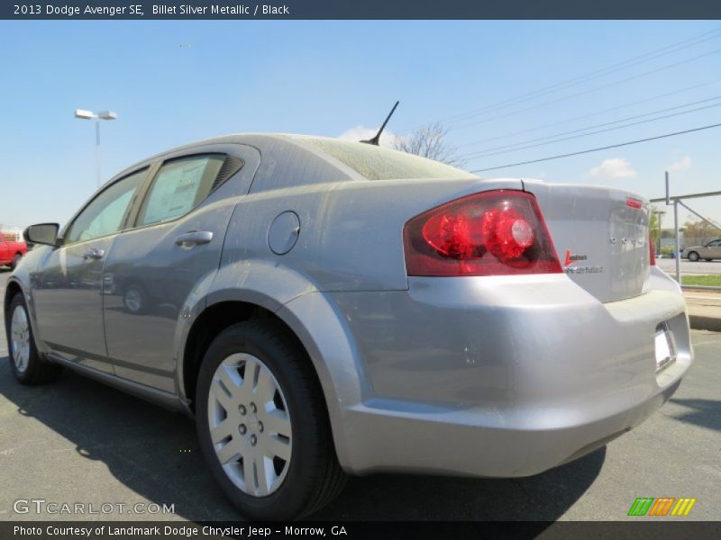 Billet Silver Metallic / Black 2013 Dodge Avenger SE