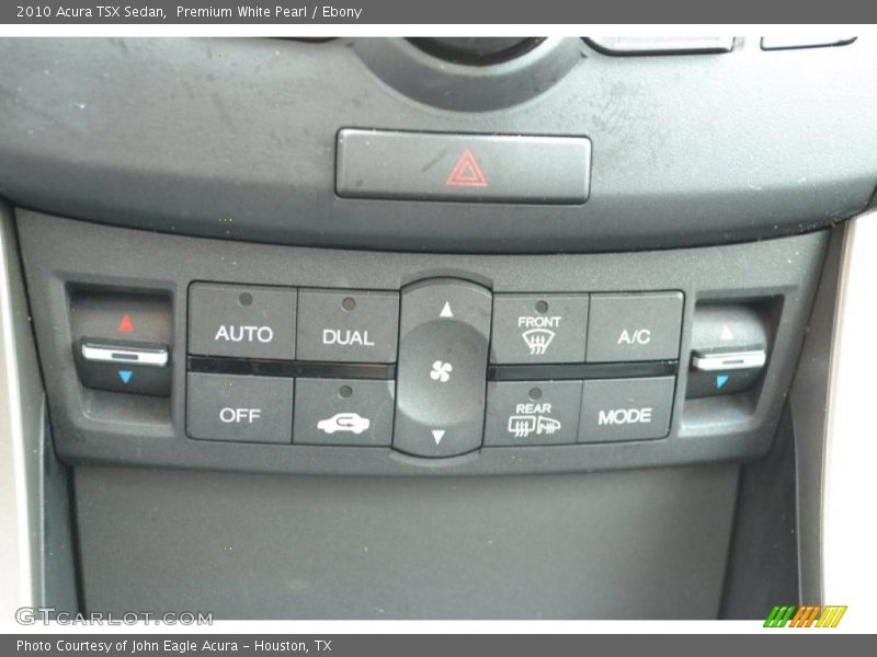 Premium White Pearl / Ebony 2010 Acura TSX Sedan