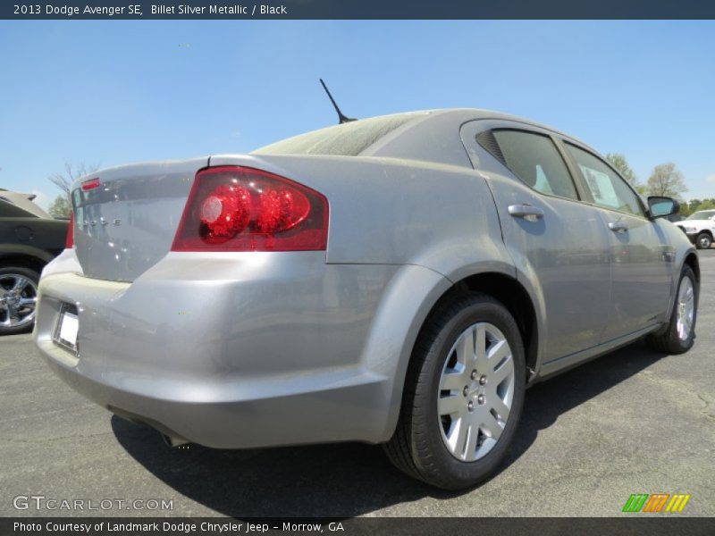 Billet Silver Metallic / Black 2013 Dodge Avenger SE