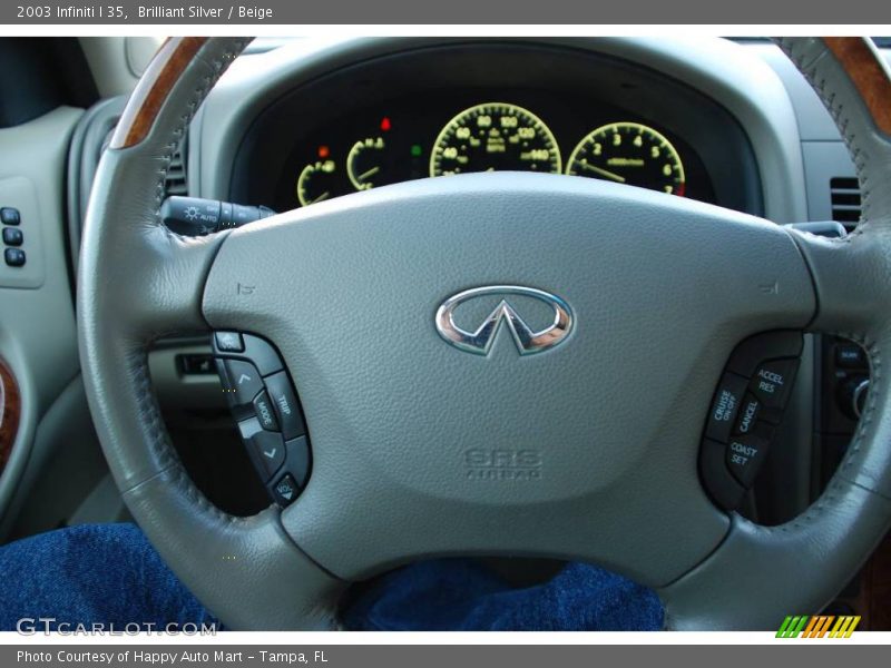 Brilliant Silver / Beige 2003 Infiniti I 35