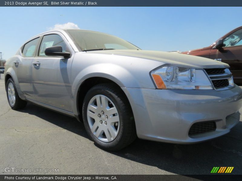 Billet Silver Metallic / Black 2013 Dodge Avenger SE