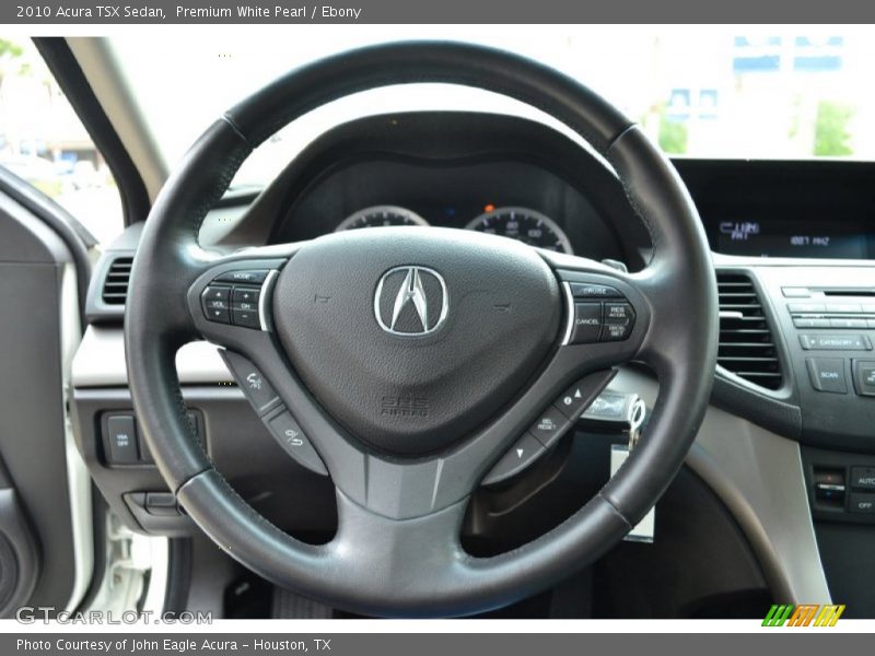 Premium White Pearl / Ebony 2010 Acura TSX Sedan