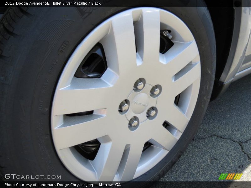 Billet Silver Metallic / Black 2013 Dodge Avenger SE