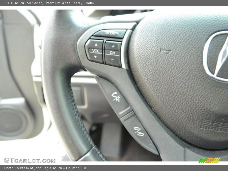 Premium White Pearl / Ebony 2010 Acura TSX Sedan
