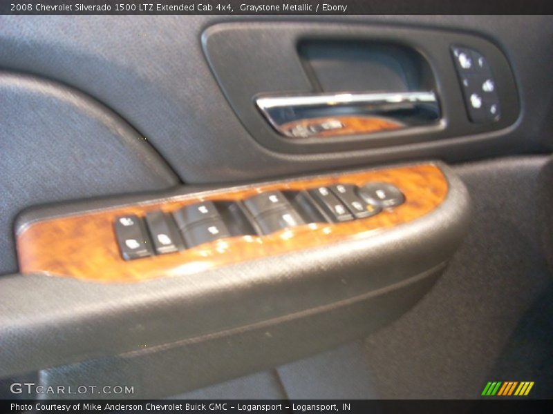 Graystone Metallic / Ebony 2008 Chevrolet Silverado 1500 LTZ Extended Cab 4x4