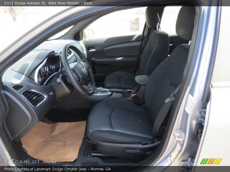 Billet Silver Metallic / Black 2013 Dodge Avenger SE