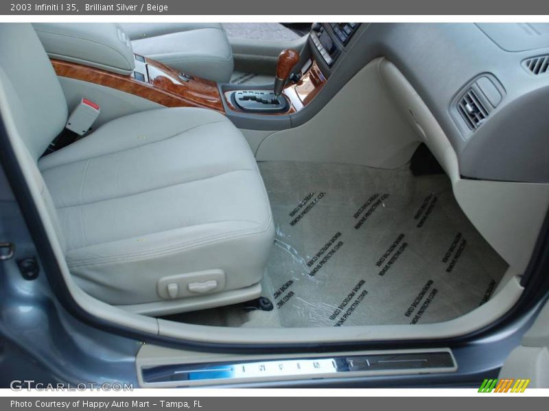 Brilliant Silver / Beige 2003 Infiniti I 35