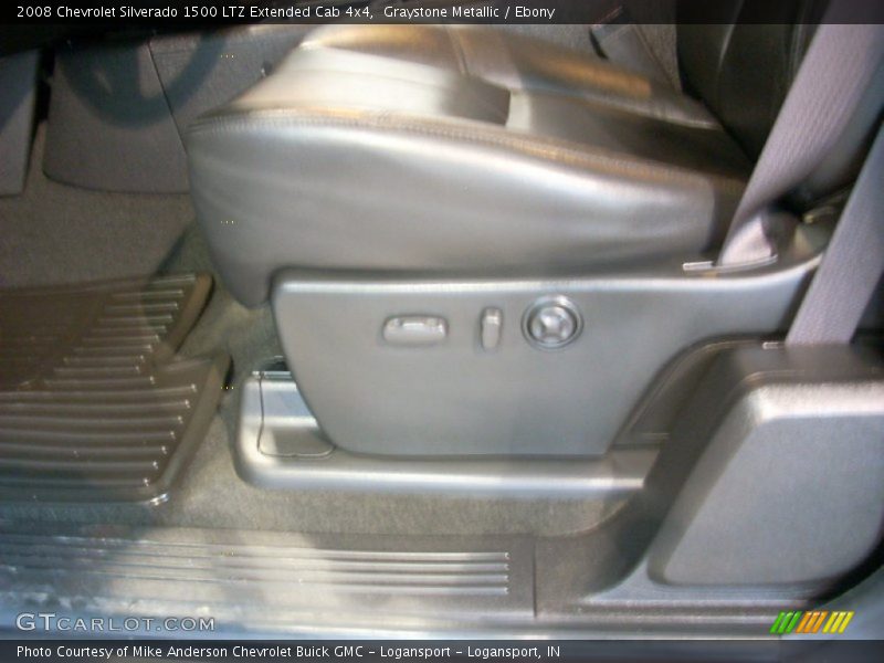 Graystone Metallic / Ebony 2008 Chevrolet Silverado 1500 LTZ Extended Cab 4x4