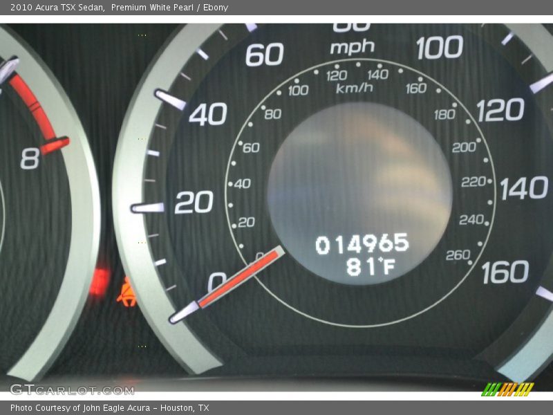 Premium White Pearl / Ebony 2010 Acura TSX Sedan