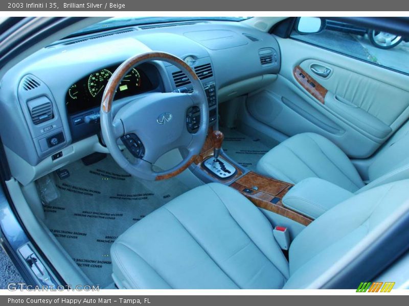 Brilliant Silver / Beige 2003 Infiniti I 35