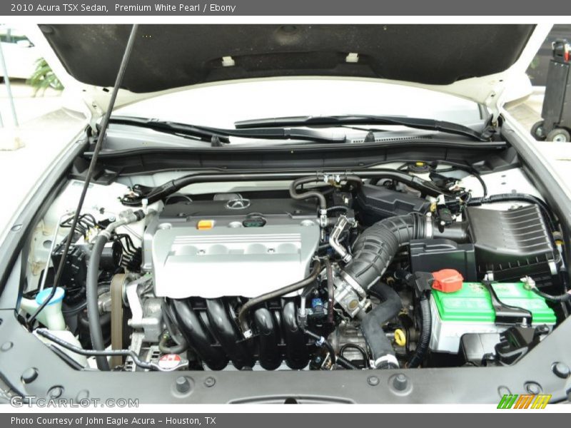 Premium White Pearl / Ebony 2010 Acura TSX Sedan