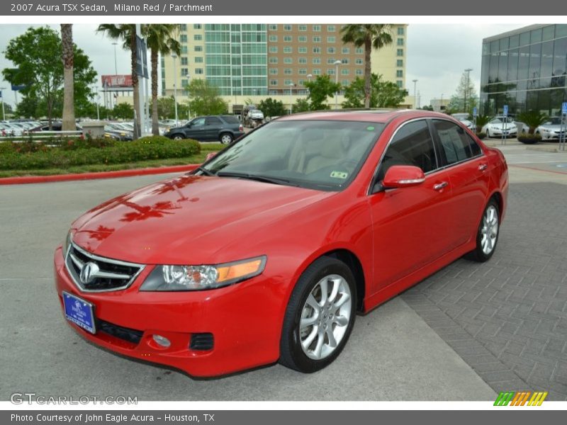 Milano Red / Parchment 2007 Acura TSX Sedan
