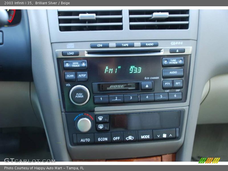 Brilliant Silver / Beige 2003 Infiniti I 35