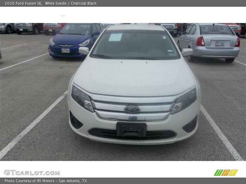 White Suede / Charcoal Black 2010 Ford Fusion SE