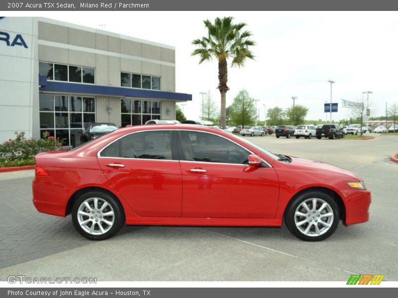  2007 TSX Sedan Milano Red
