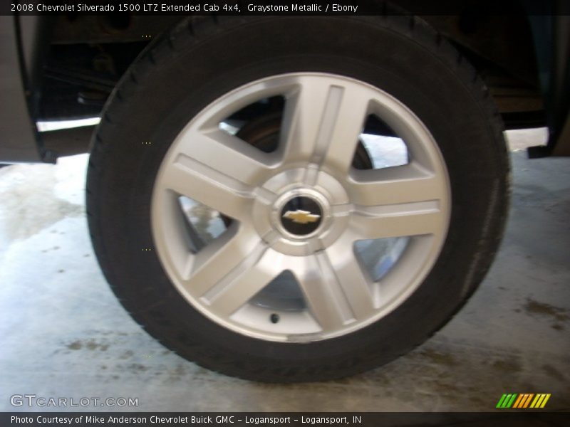 Graystone Metallic / Ebony 2008 Chevrolet Silverado 1500 LTZ Extended Cab 4x4