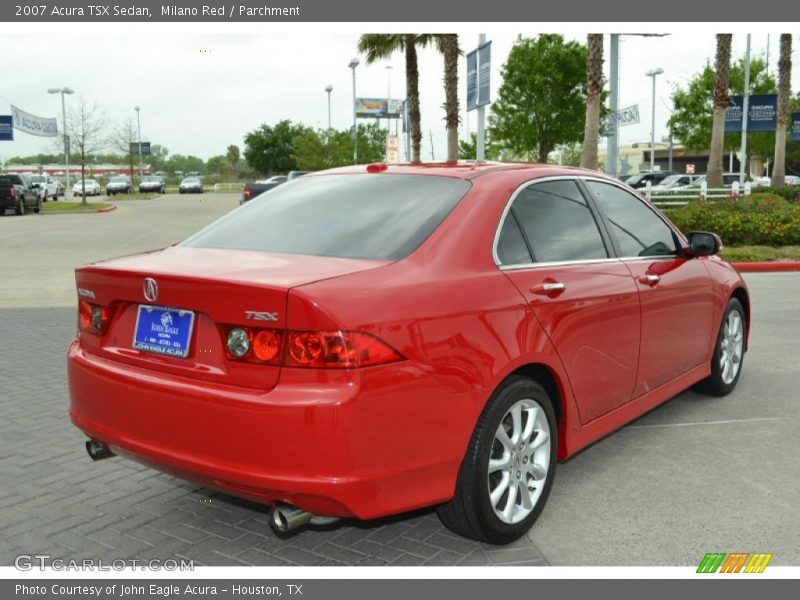 Milano Red / Parchment 2007 Acura TSX Sedan